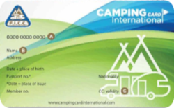 Camping Card Internation Camping Card International